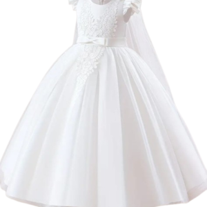 Vestido Blanco Largo Ceremonial